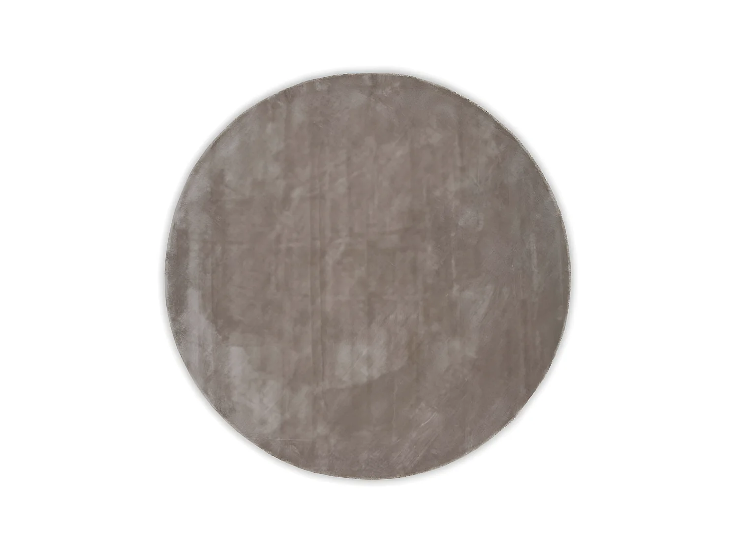 Indra tapis Ø200 cm viscose beige.
