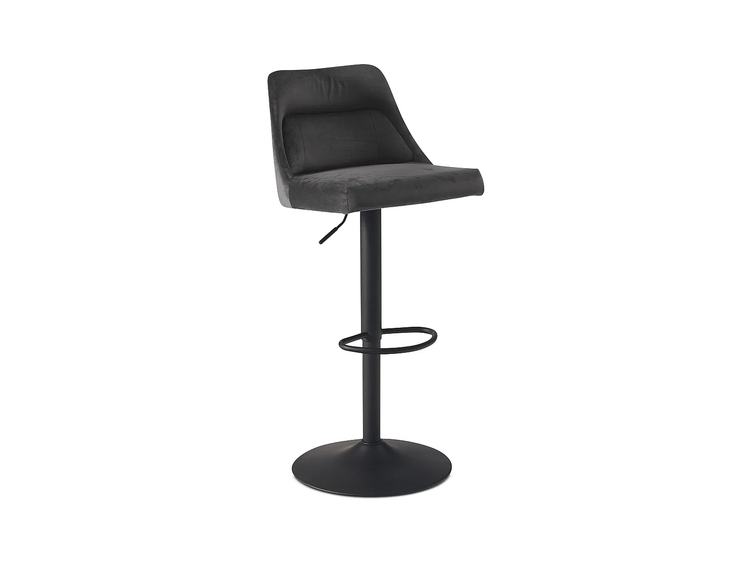 Tabouret de Bar Moderne Velours Chaise Fauteuil de Comptoir Moderne
