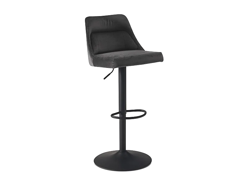 Tabouret de Bar Moderne Velours Chaise Fauteuil de Comptoir Moderne