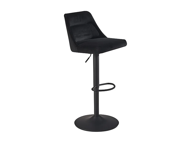 Tabouret de Bar Moderne Velours Chaise Fauteuil de Comptoir Moderne