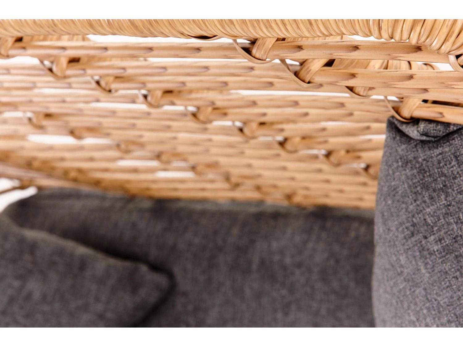 Gartensofa - Boho - braun/grau - ABLA