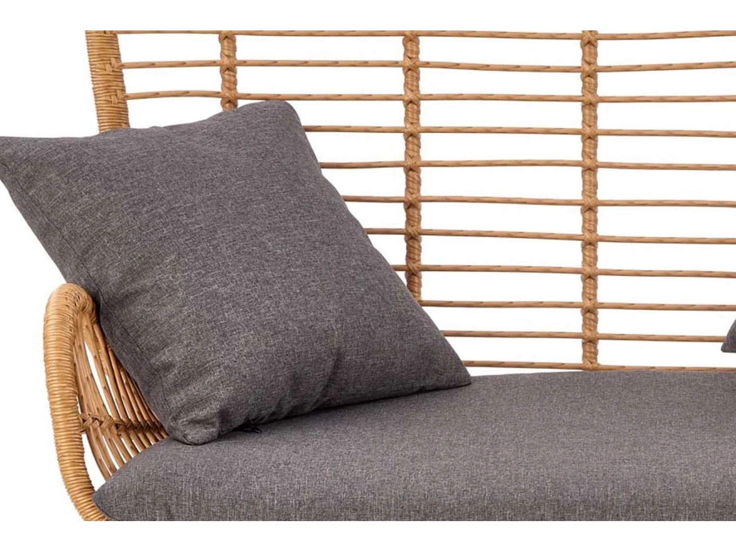 Gartensofa - Boho - braun/grau - ABLA