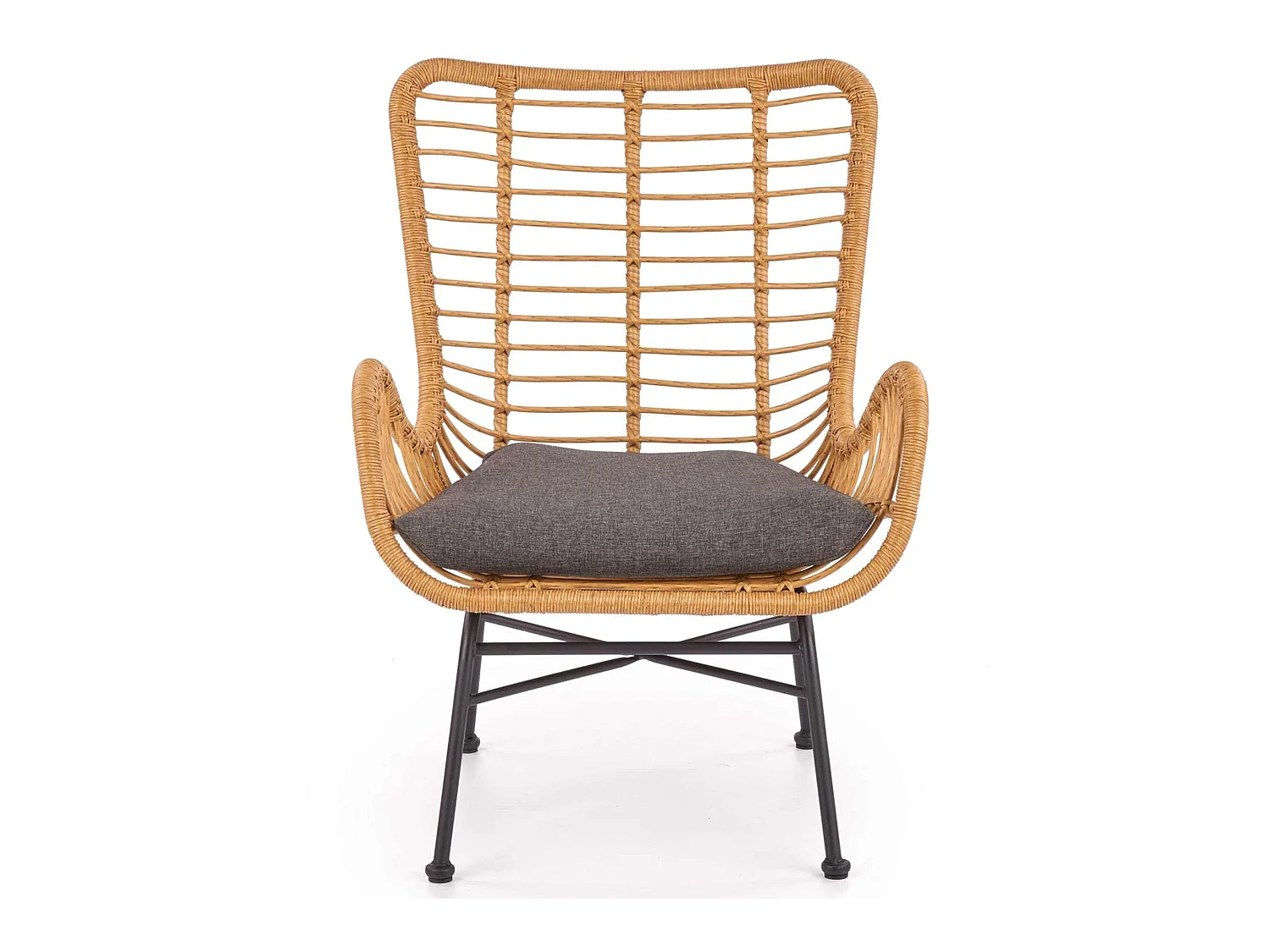 Gartensessel - Boho - braun/grau - ABLA