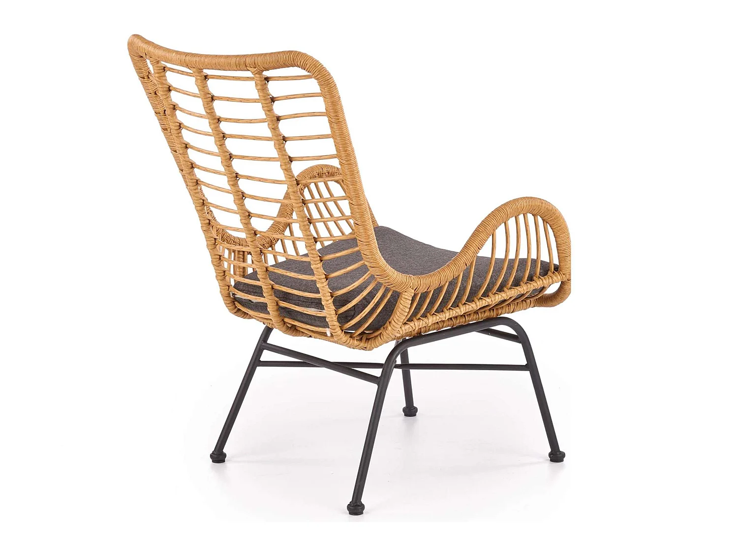 Gartensessel - Boho - braun/grau - ABLA