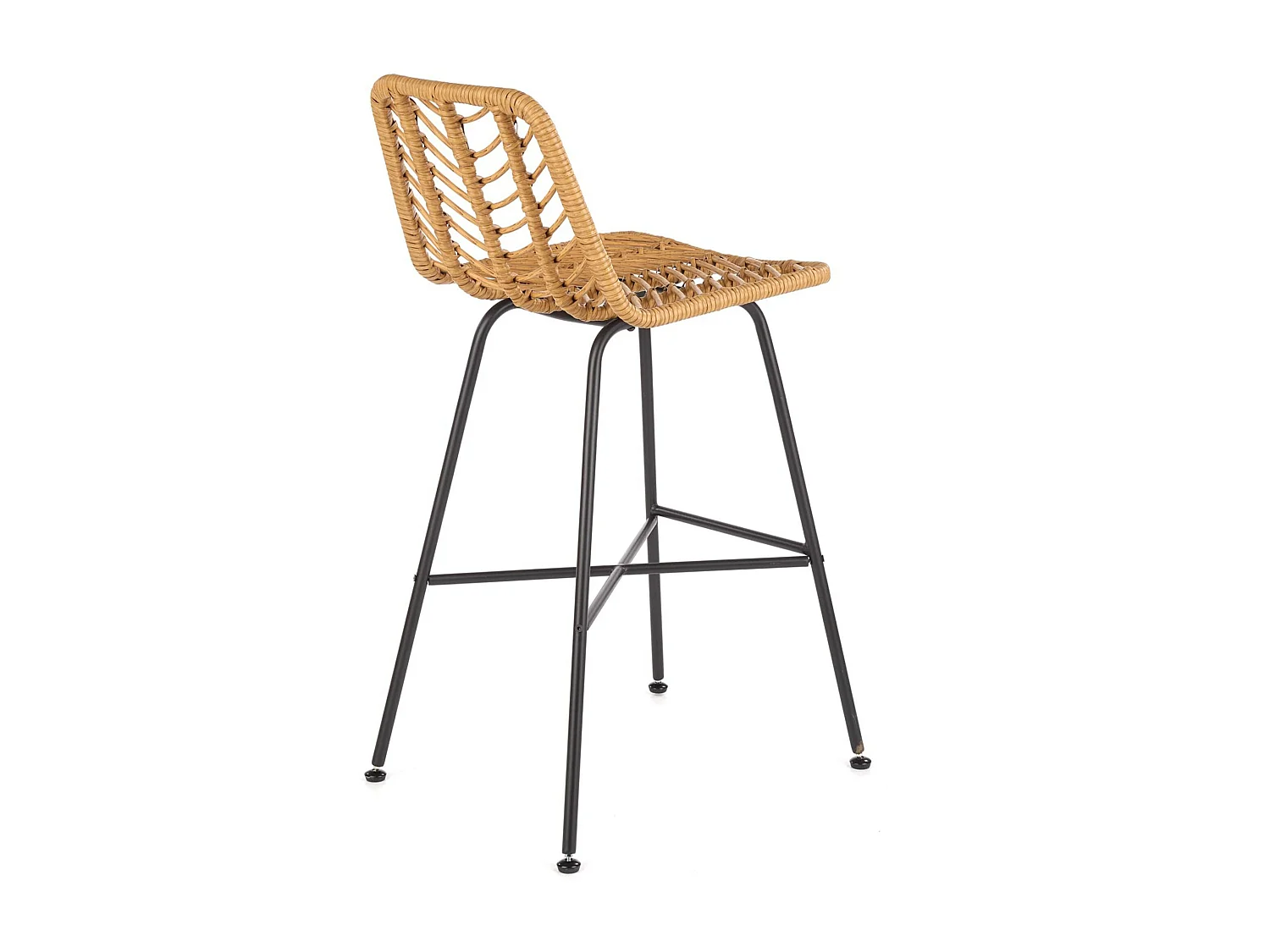 Hocker - Skandinavisch - natur/schwarz - IDUS