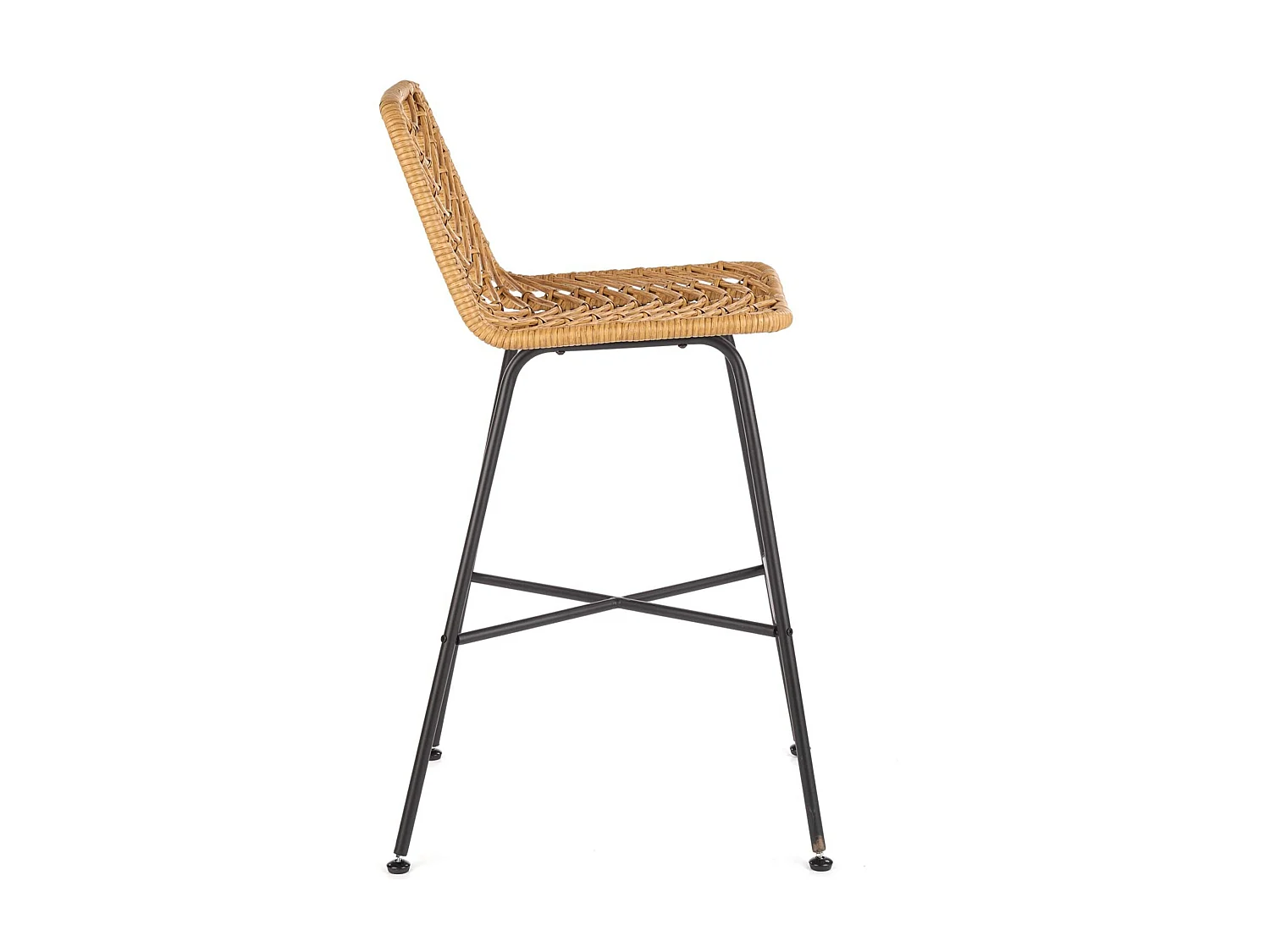 Hocker - Skandinavisch - natur/schwarz - IDUS