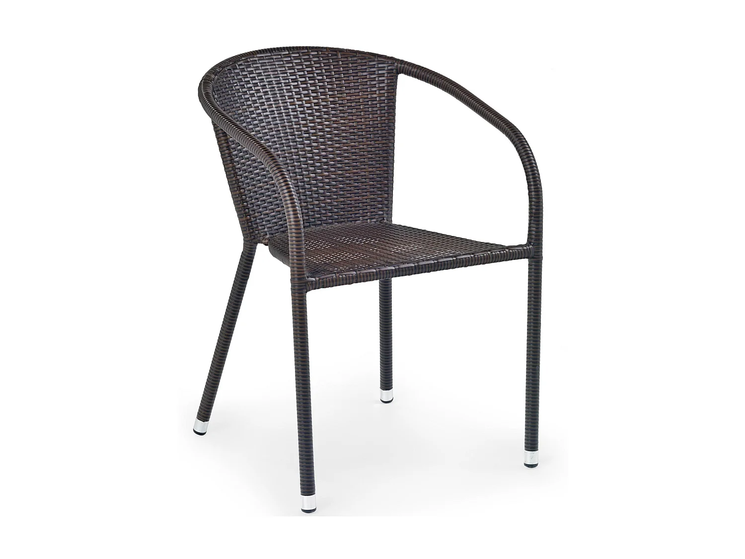 Gartenstuhl - modern - dunkelbraun - MAGO