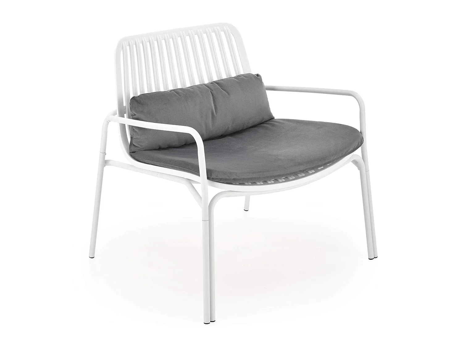 Sessel - modern - weiß/grau - ZALIO