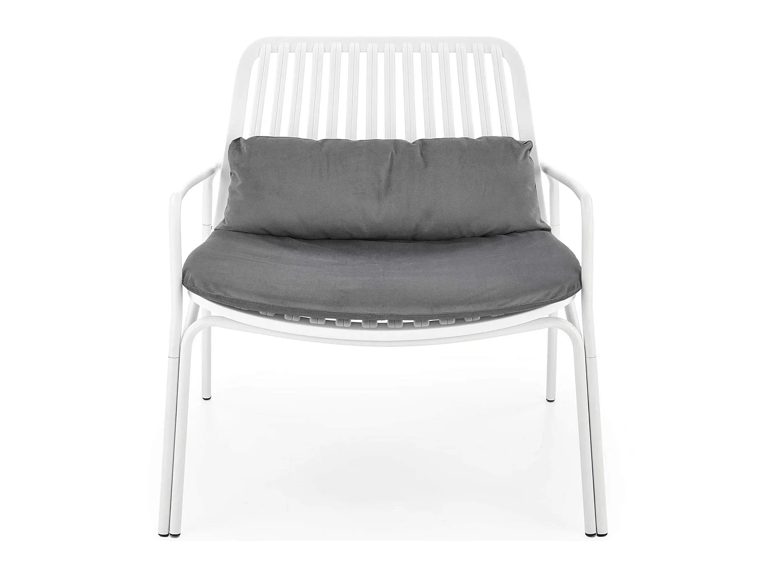 Sessel - modern - weiß/grau - ZALIO