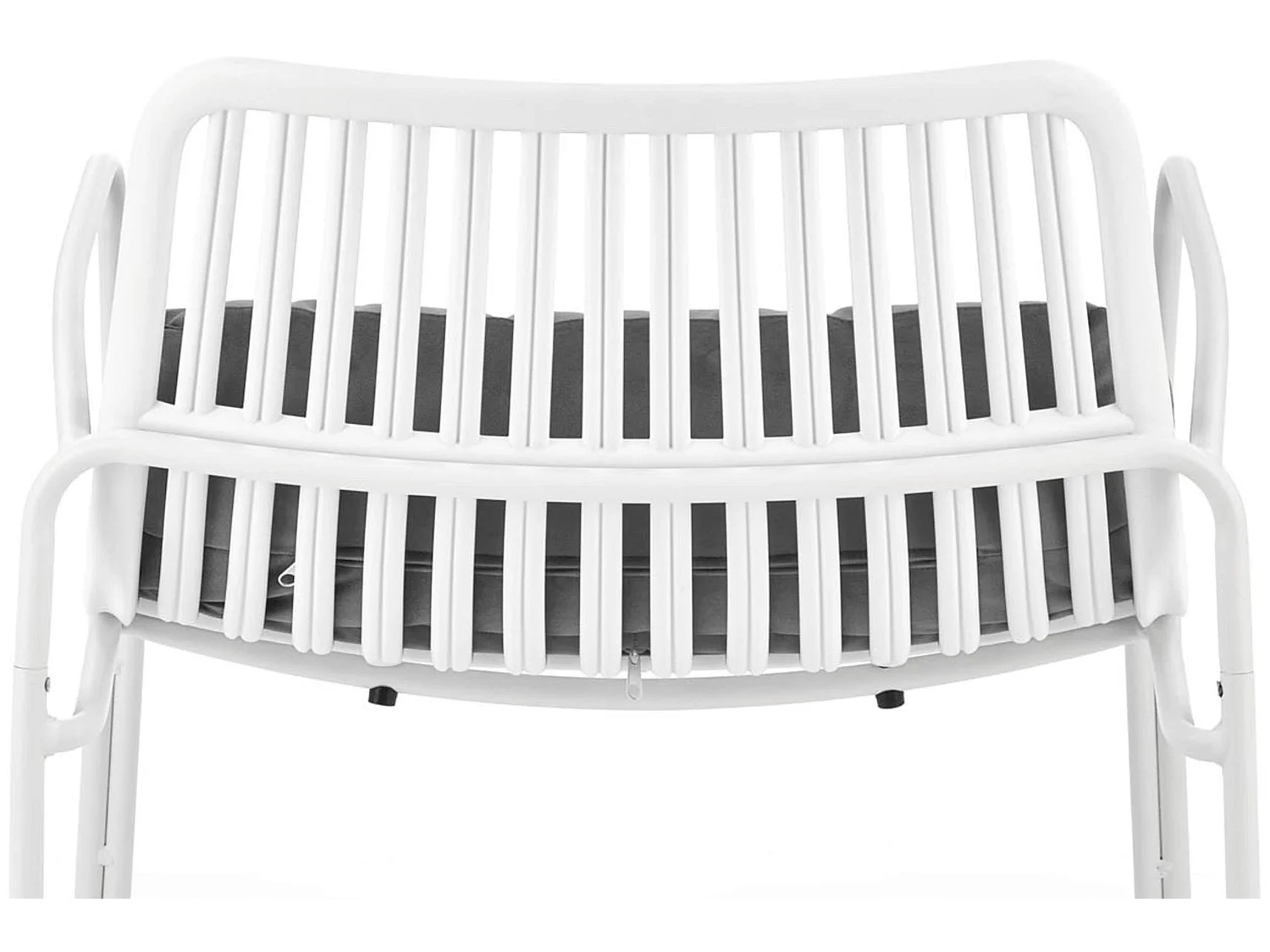 Sessel - modern - weiß/grau - ZALIO