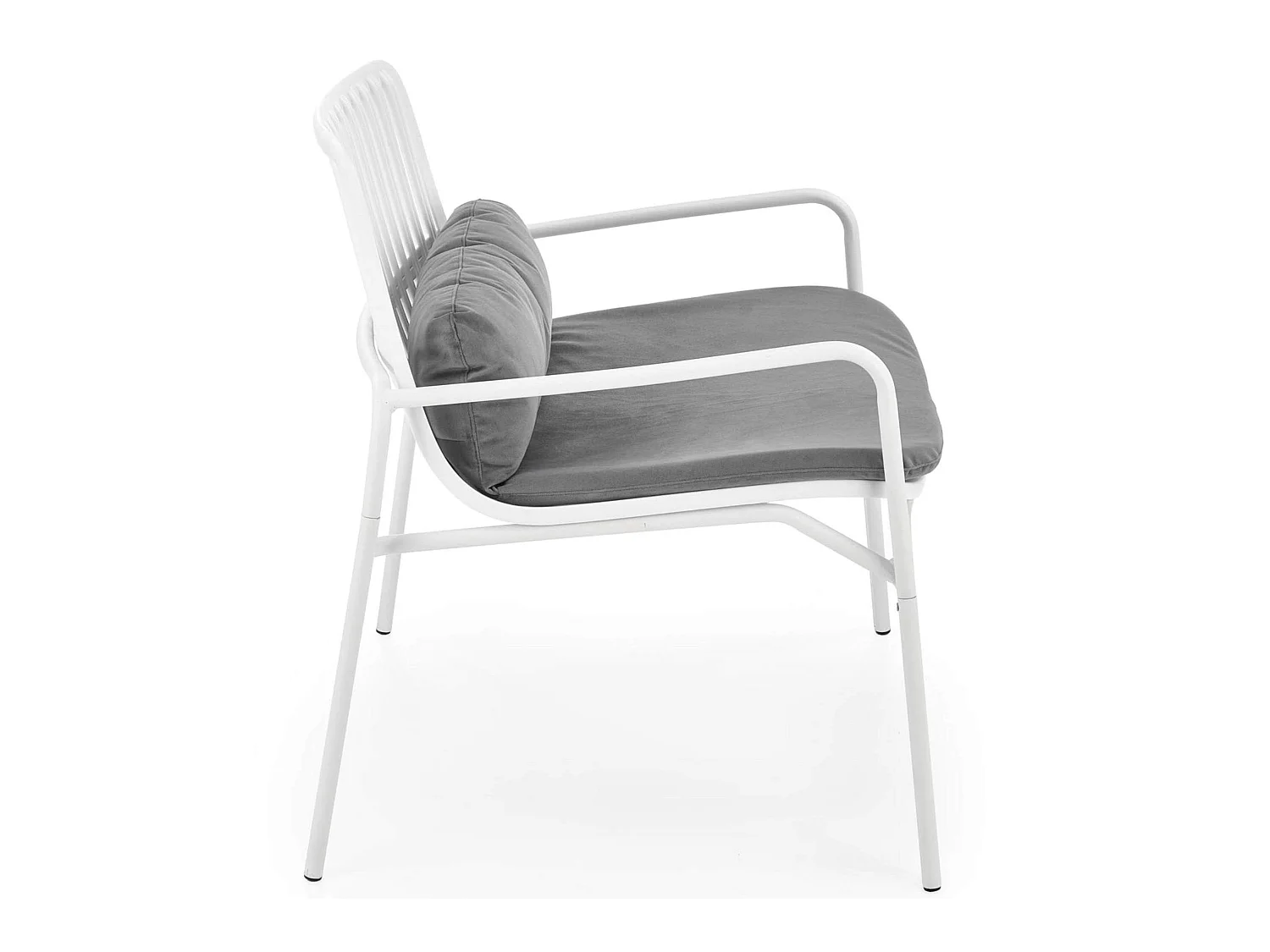 Sessel - modern - weiß/grau - ZALIO