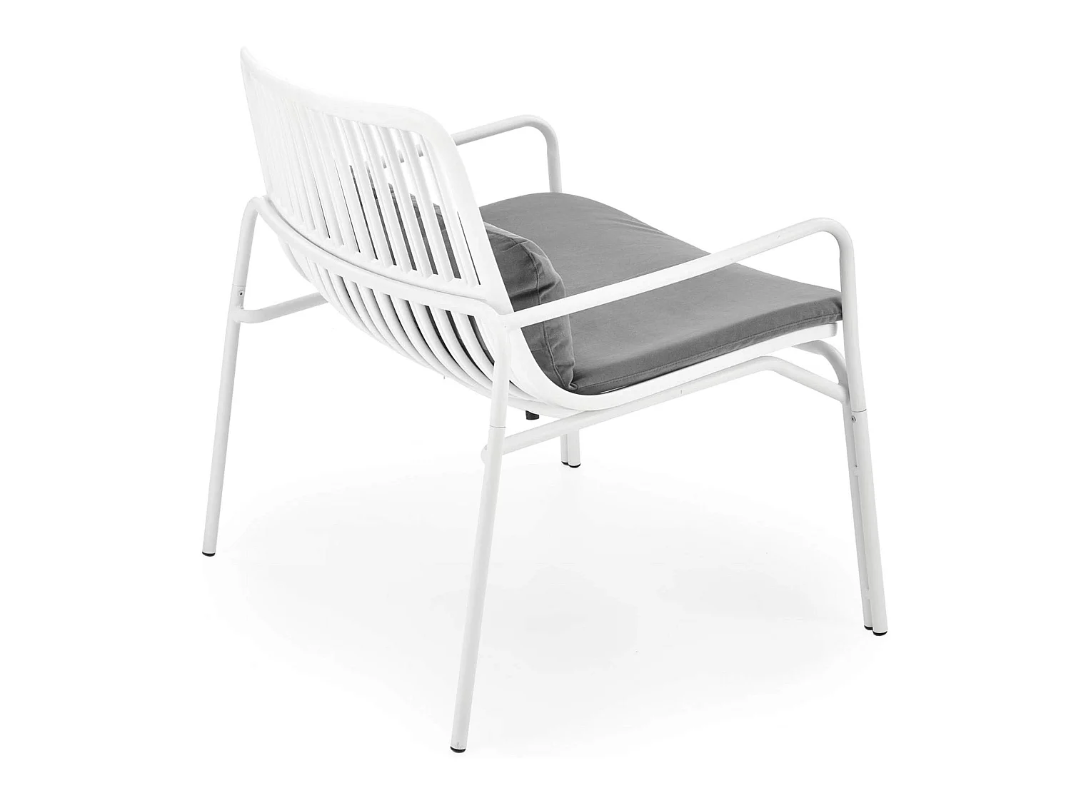 Sessel - modern - weiß/grau - ZALIO