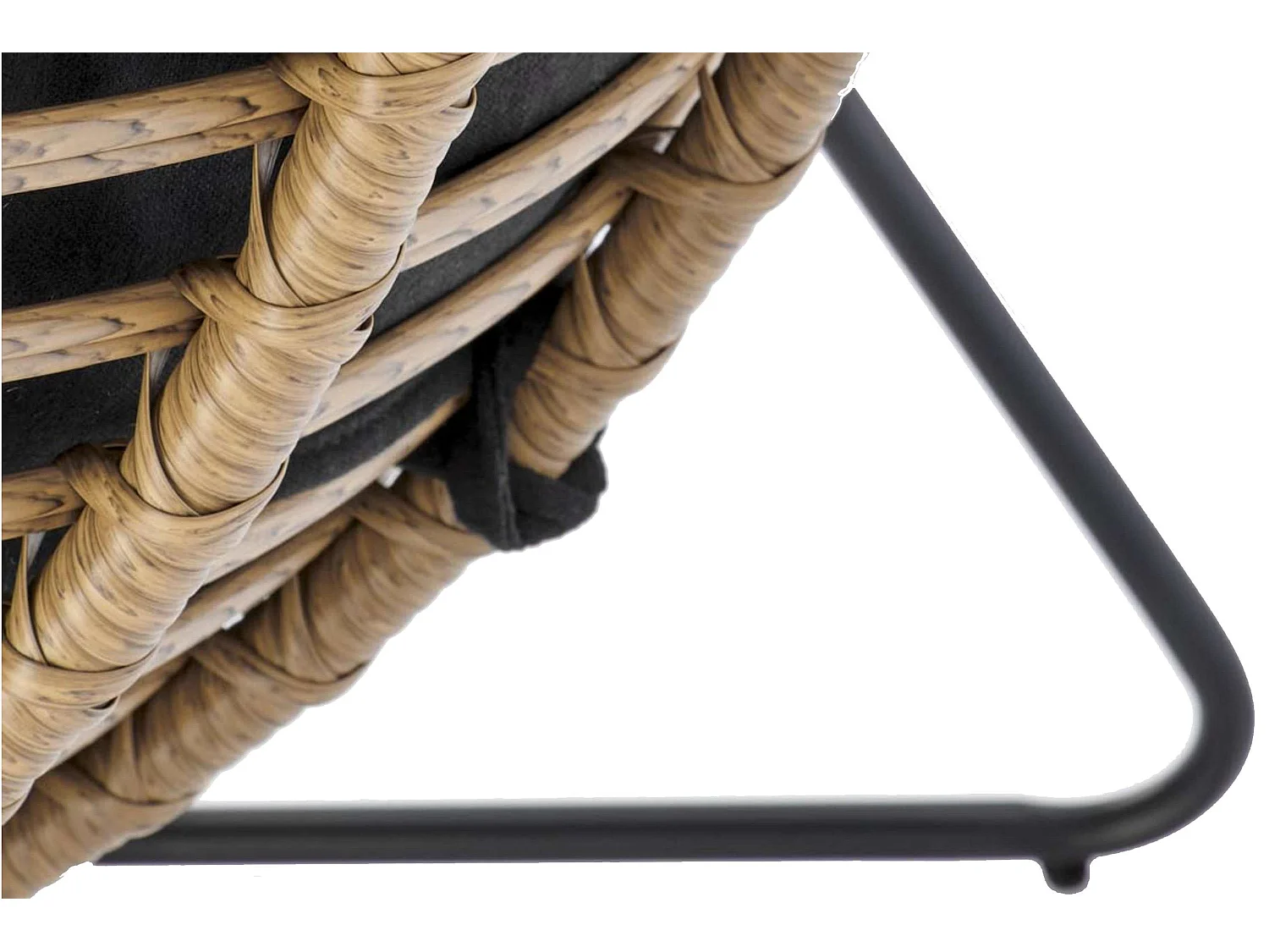 Sessel - Boho - beige/schwarz - BETTA