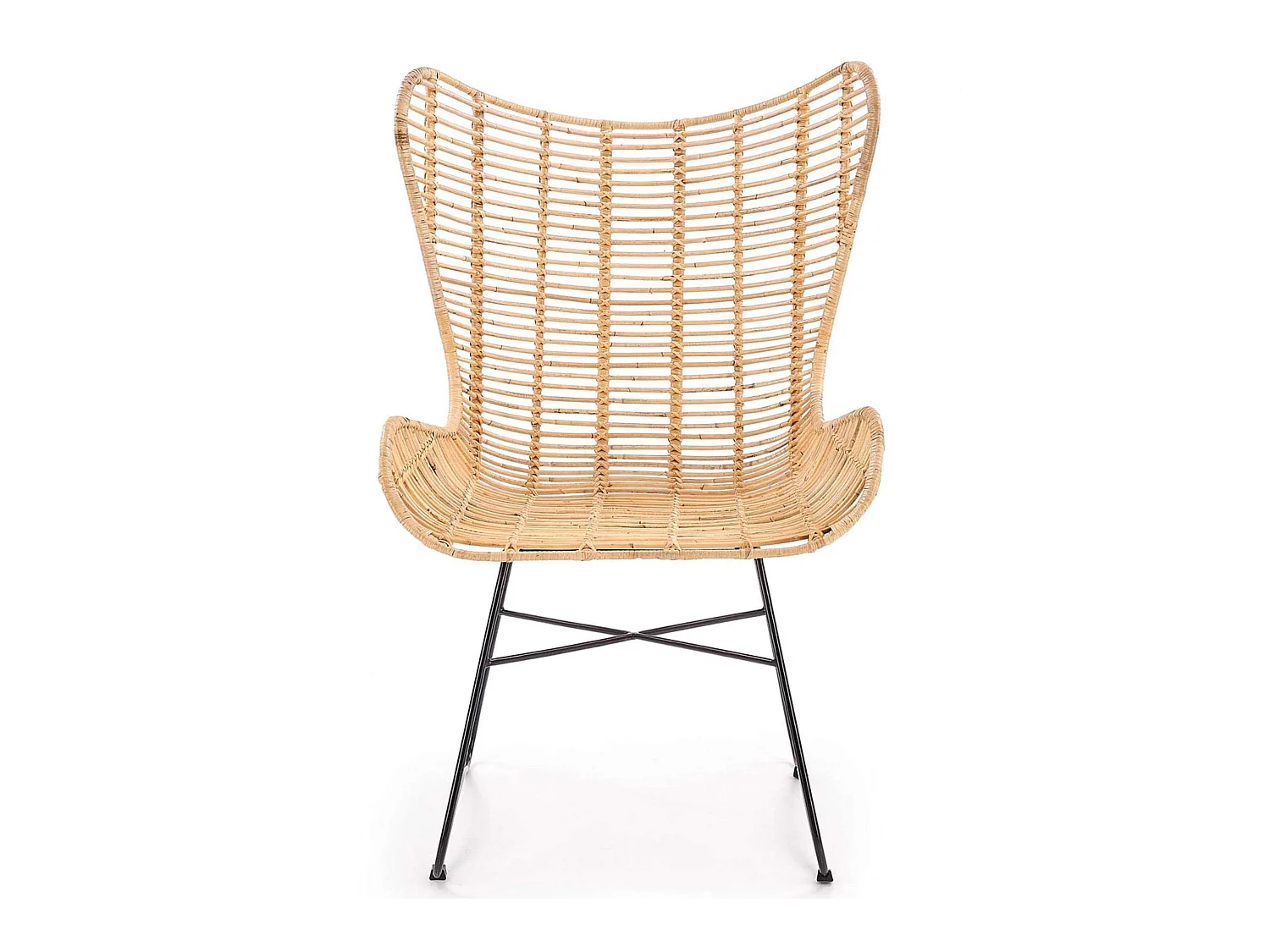 Sessel - Boho - beige/schwarz - ARDENS