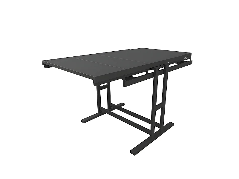 Table modulable (L120 x l78 x H77,5 cm) convertible en Etagère - style industriel