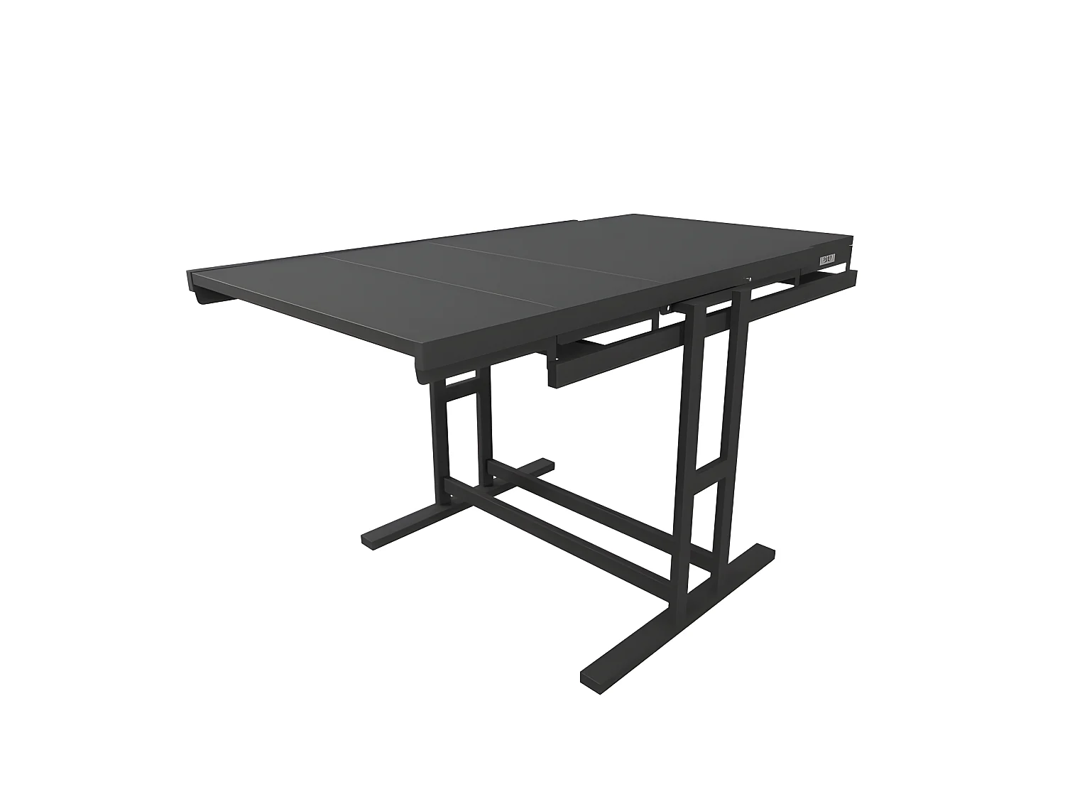 Table modulable (L120 x l78 x H77,5 cm) convertible en Etagère - style industriel