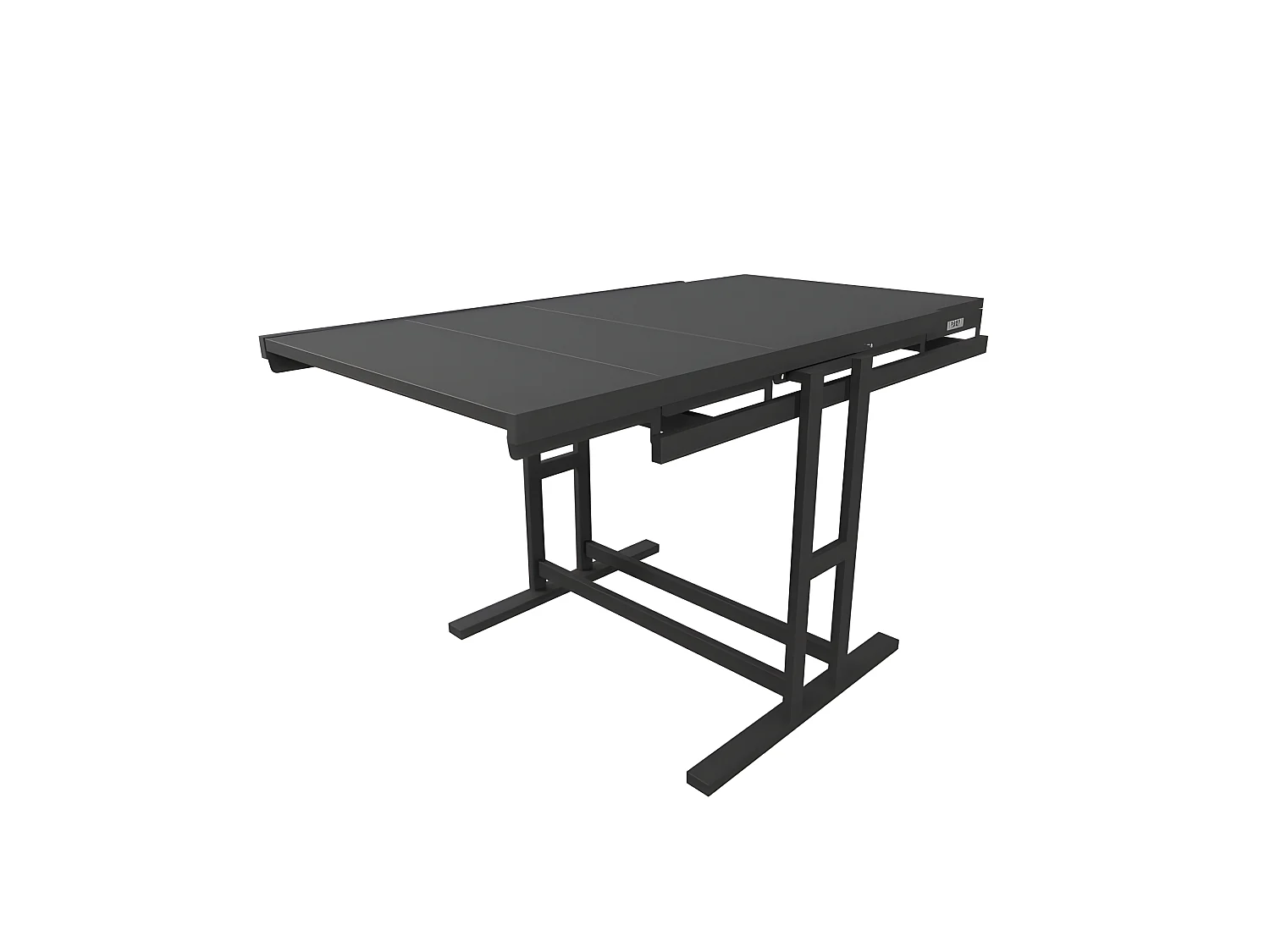 Table modulable (L120 x l78 x H77,5 cm) convertible en Etagère - style industriel