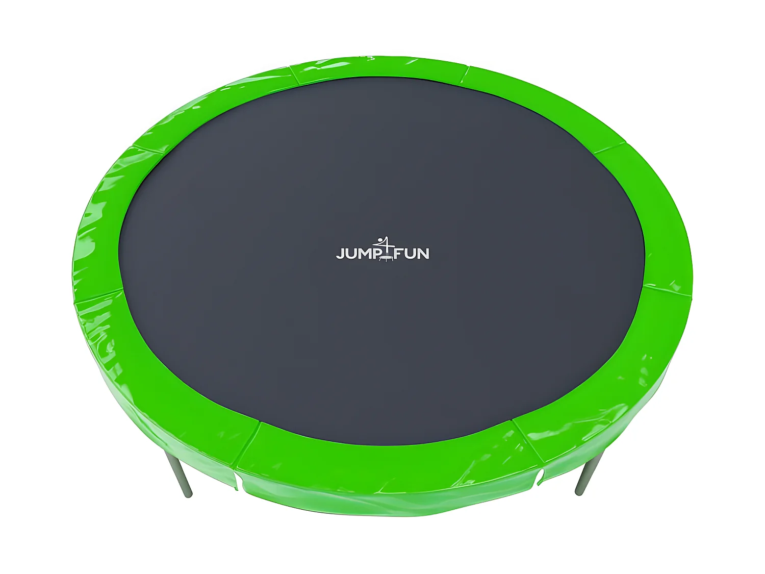 Coussin de protection des ressorts pour Trampoline, réversible orange / vert pomme : ø 6Ft