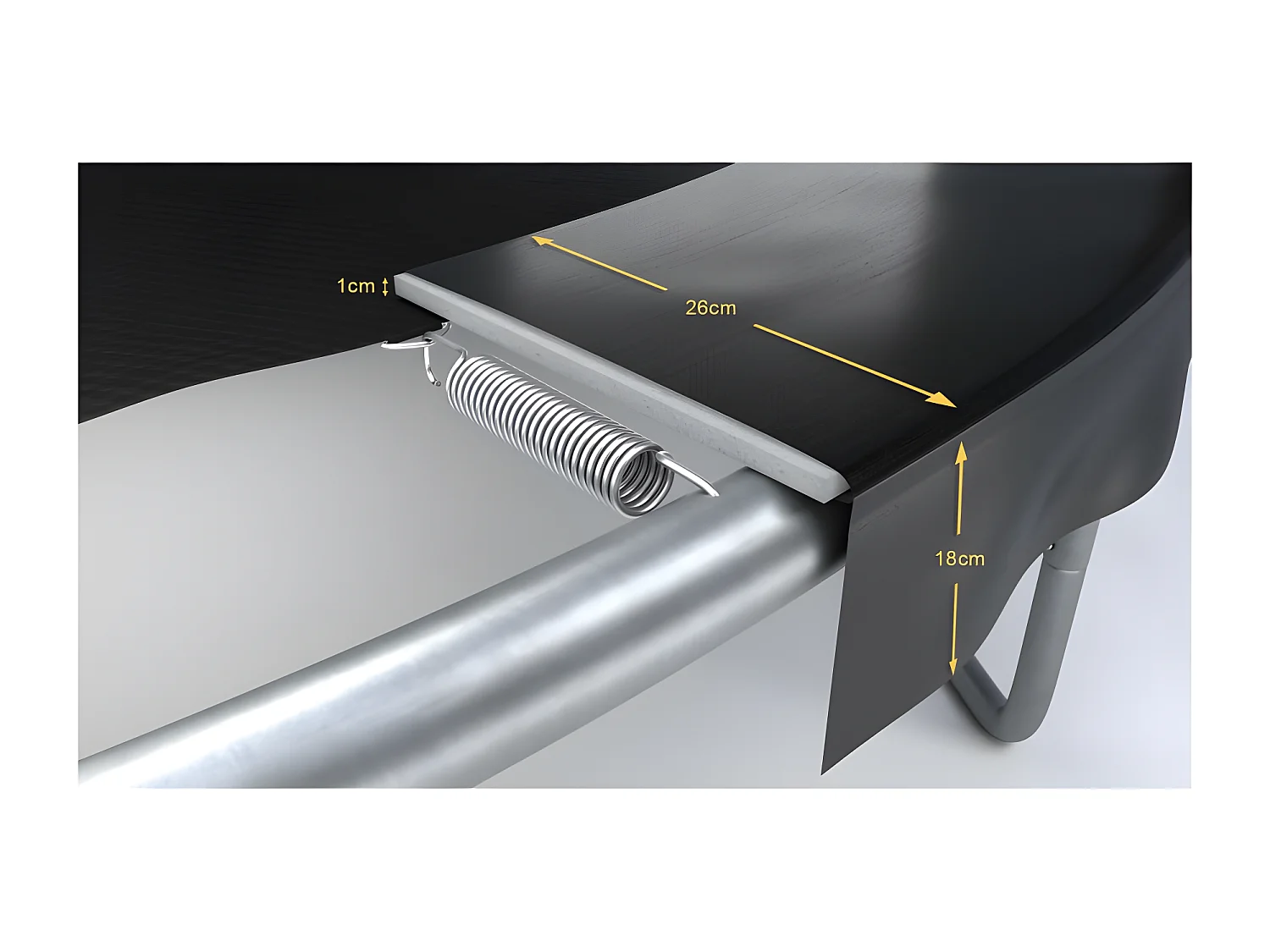 Coussin de protection des ressorts pour Trampoline 6FT ø185cm Universel Classique