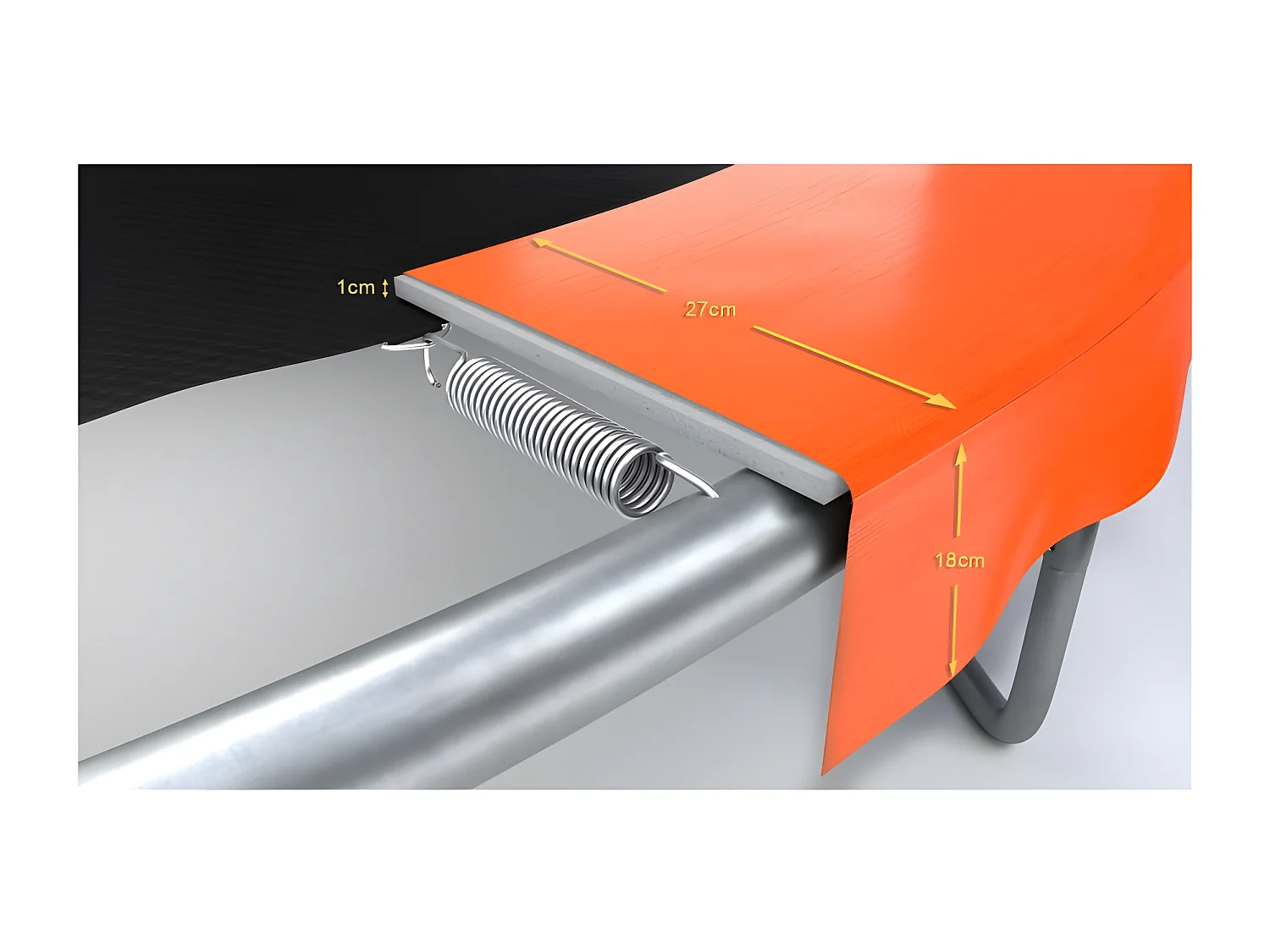 Accessoires Trampoline Pack relooking Trampoline 12FT - 366cm - 8 Perches