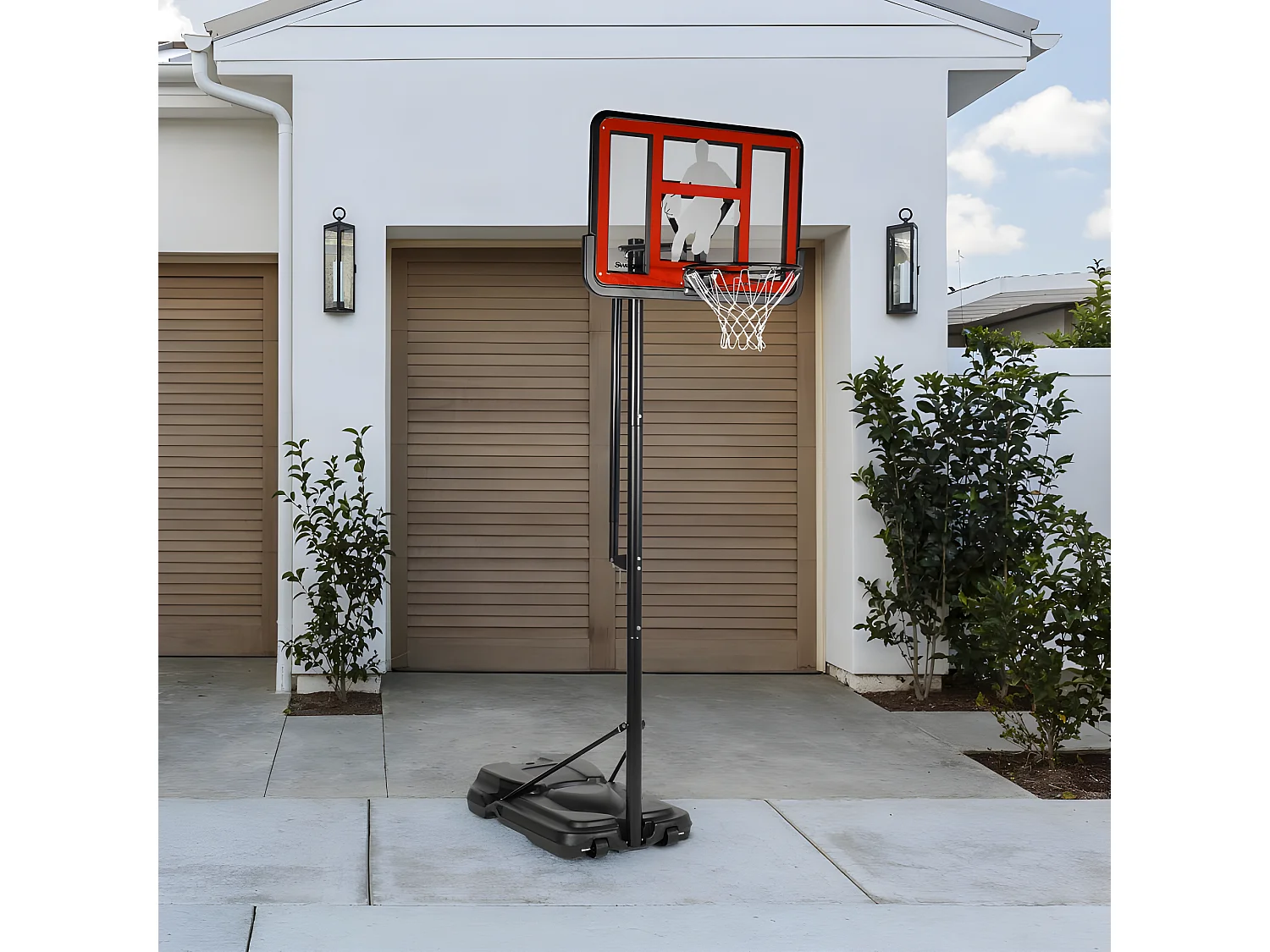 Panier de Basketball sur Pied Mobile "King Deluxe" Hauteur Réglable de 2,30m à 3,05m