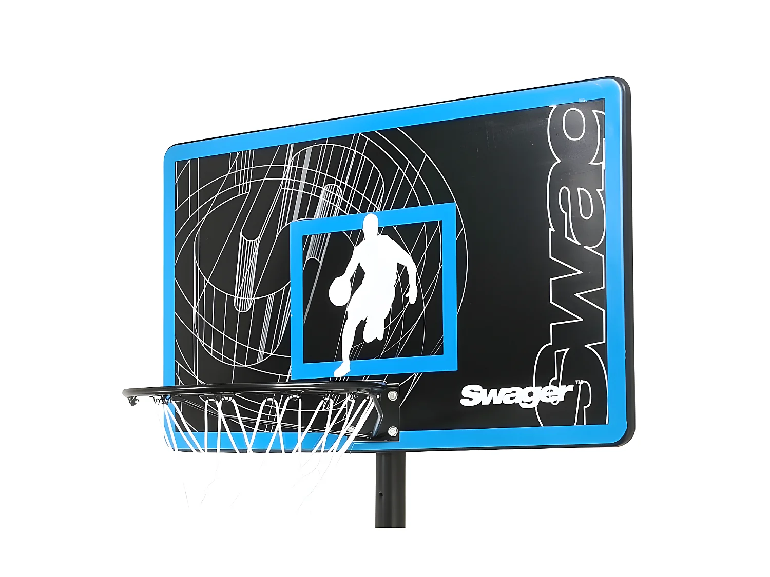 Panier de Basketball sur Pied Mobile " The Glider" Hauteur Réglable de 2,30m à 3,05m