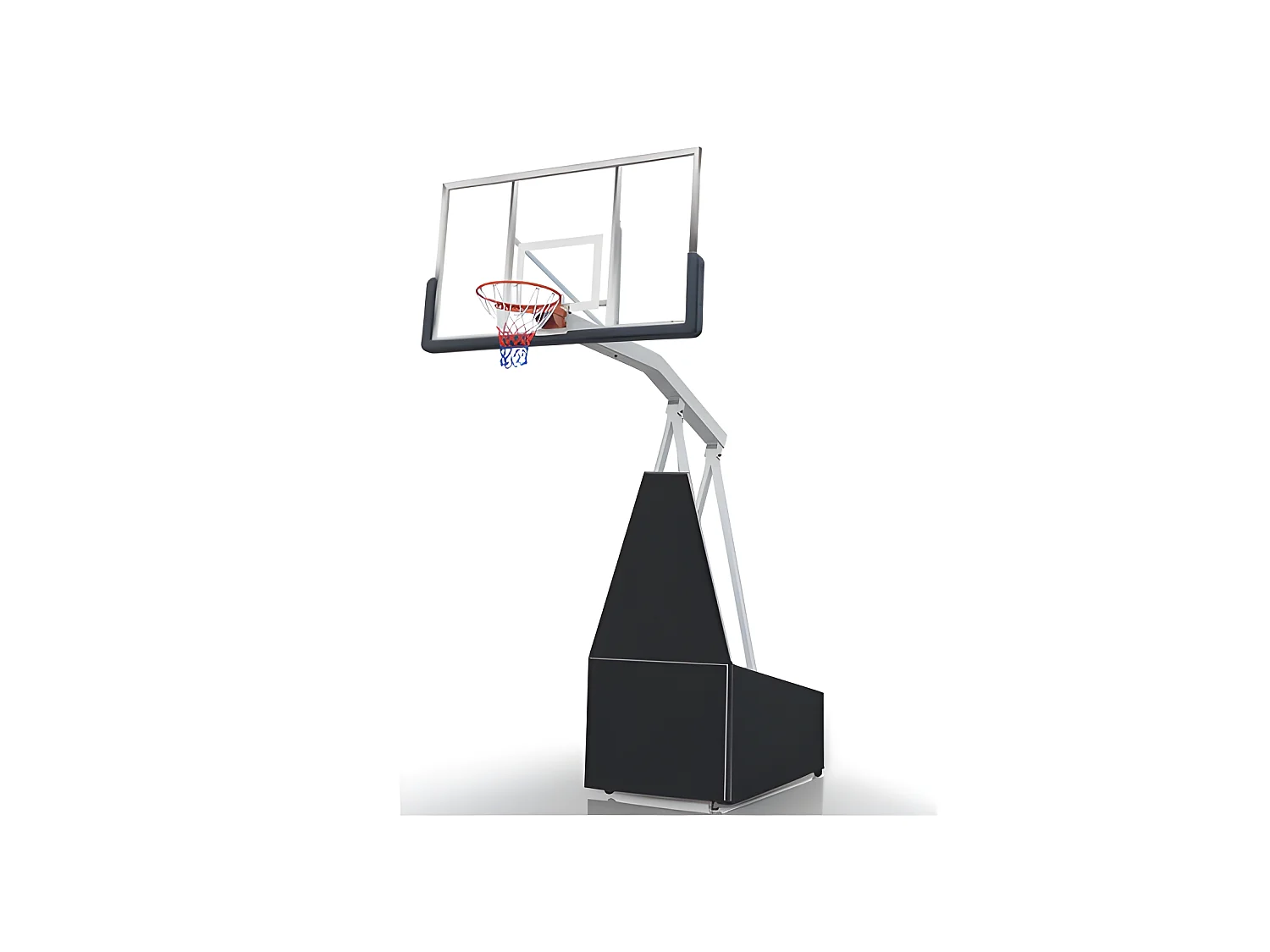 Panier de Basketball sur Pied Mobile et Rétractable "Toronto" Hauteur Réglable jusqu'à 3m05