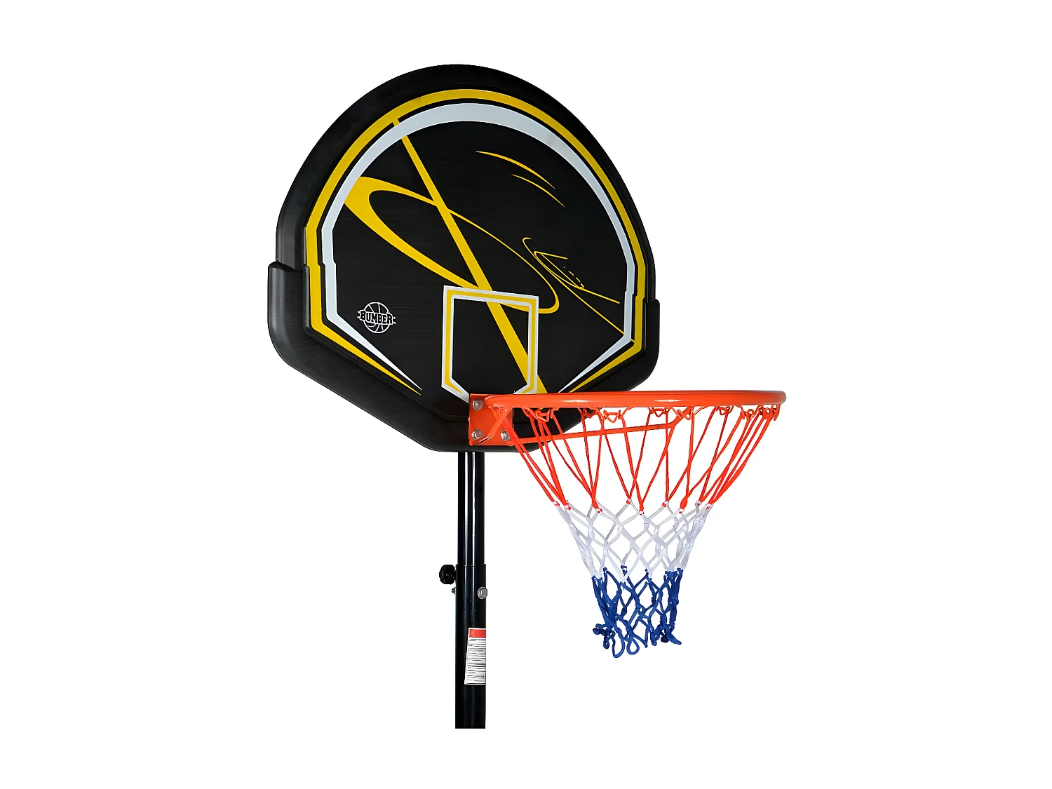 Panier de Basket "Miami" Hauteur Réglable de 1,6m à 2,10m - ⌀ 38cm- pied à roulettes