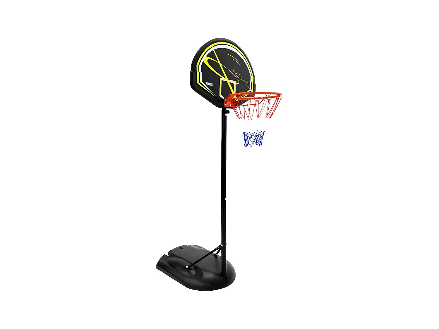 Panier de Basket "Miami" Hauteur Réglable de 1,6m à 2,10m - ⌀ 38cm- pied à roulettes