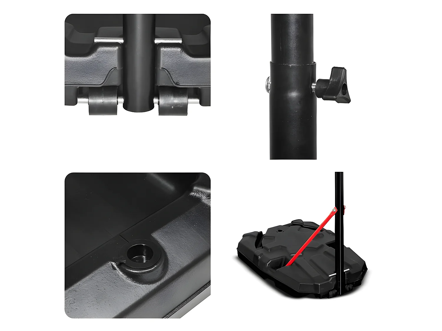 Panier de Basket sur Pied Mobile Phoenix - Bumber - Hauteur réglable de 2m30 à 3m05