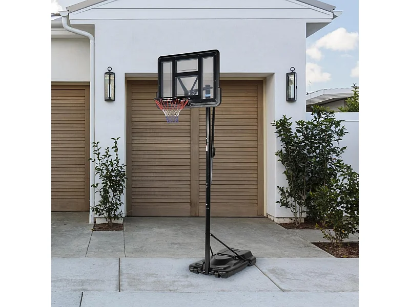 Panier de Basket sur Pied Mobile  "Chicago" Hauteur Réglable de 2,30m à 3,05m (7,5' a 10')