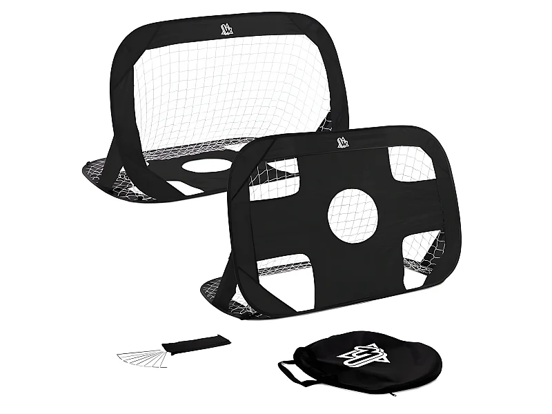 Lot de 2 buts de foot pop-up 120 x 80 cm SPEEDY GOAL