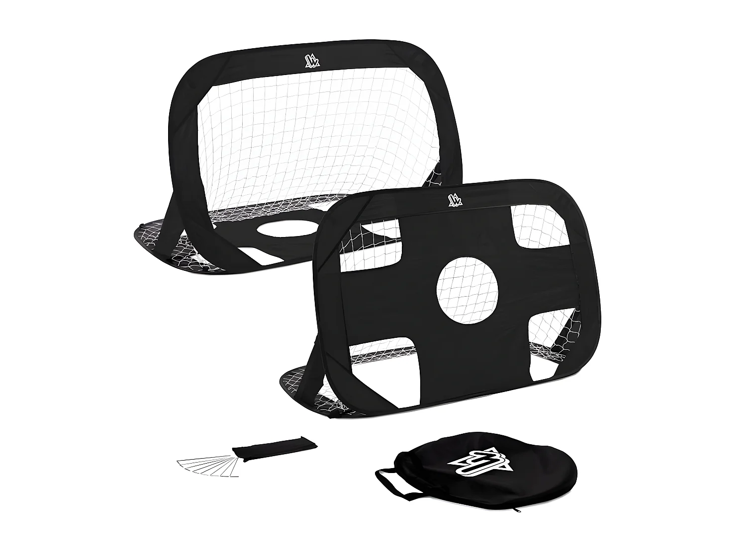 Lot de 2 buts de foot pop-up 120 x 80 cm SPEEDY GOAL
