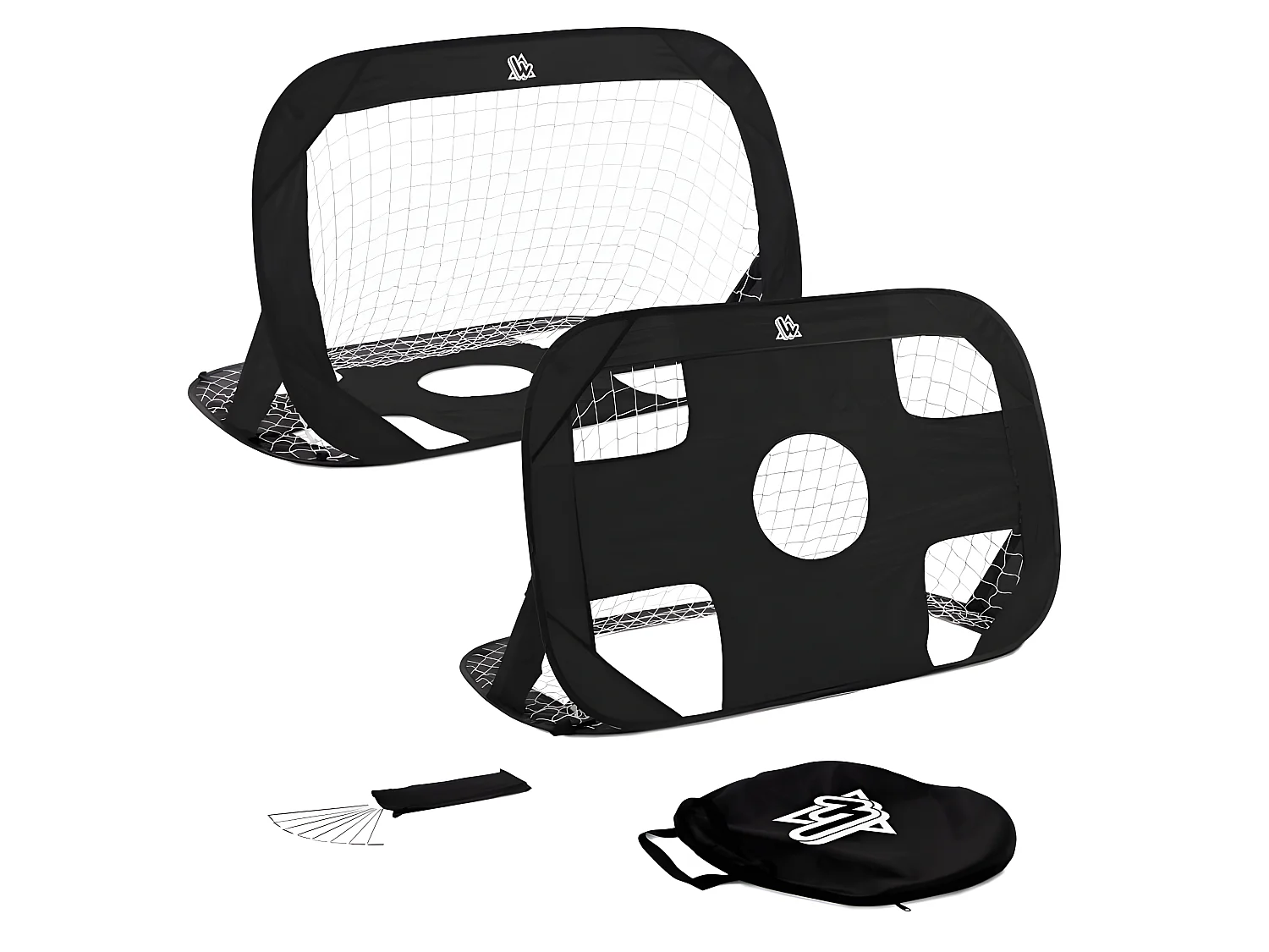 Lot de 2 buts de foot pop-up 120 x 80 cm SPEEDY GOAL