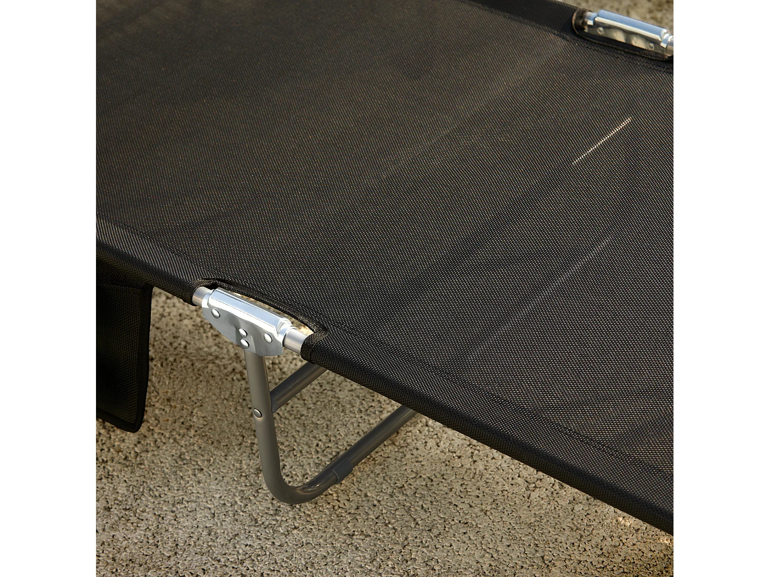 SoBuy OGS48-SCHx2 Lot de 2 Bains de Soleil Chaises Longue Transats de Jardin Pliable Position réglable avec Parasol Pare Soleil - Noir