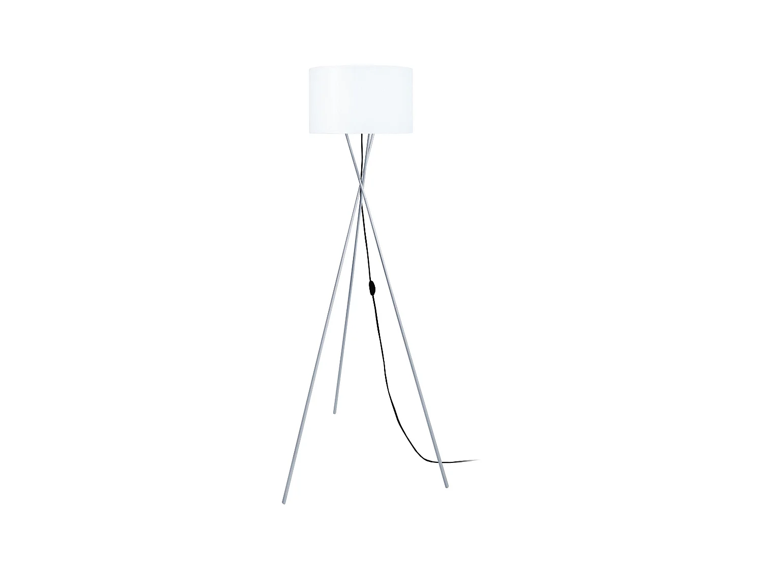 Abajur TOSEL TAMBOUR S 25 tecido tambor azul D25 x H18  cm