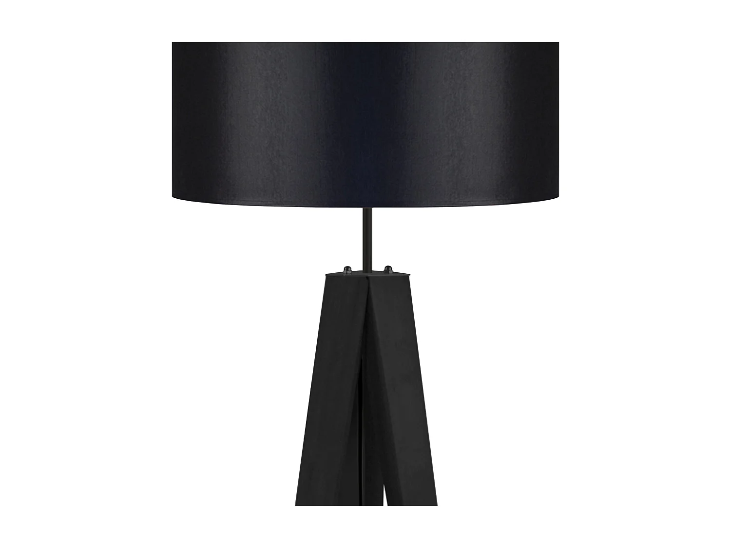 Lámpara de Pie TOSEL ,madera ,Negro ,A161xD45xP45cm