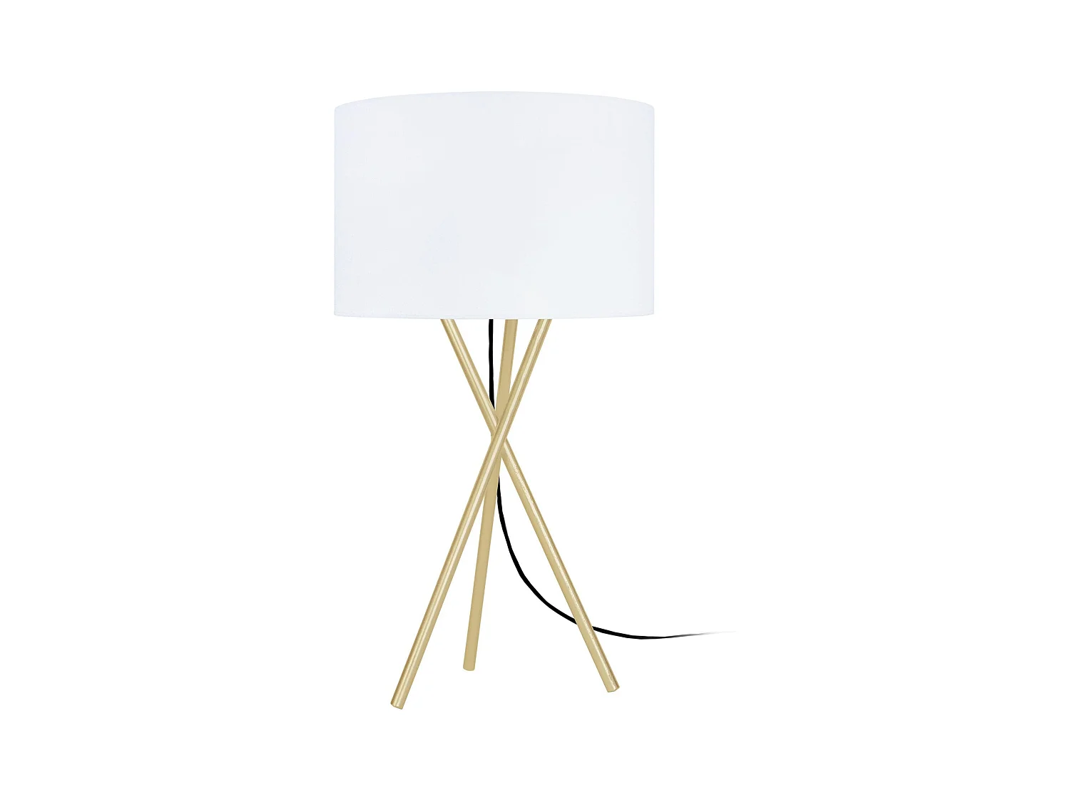 Lampe de Chevet TOSEL ,métal,Doré ,H41xD22xP22cm