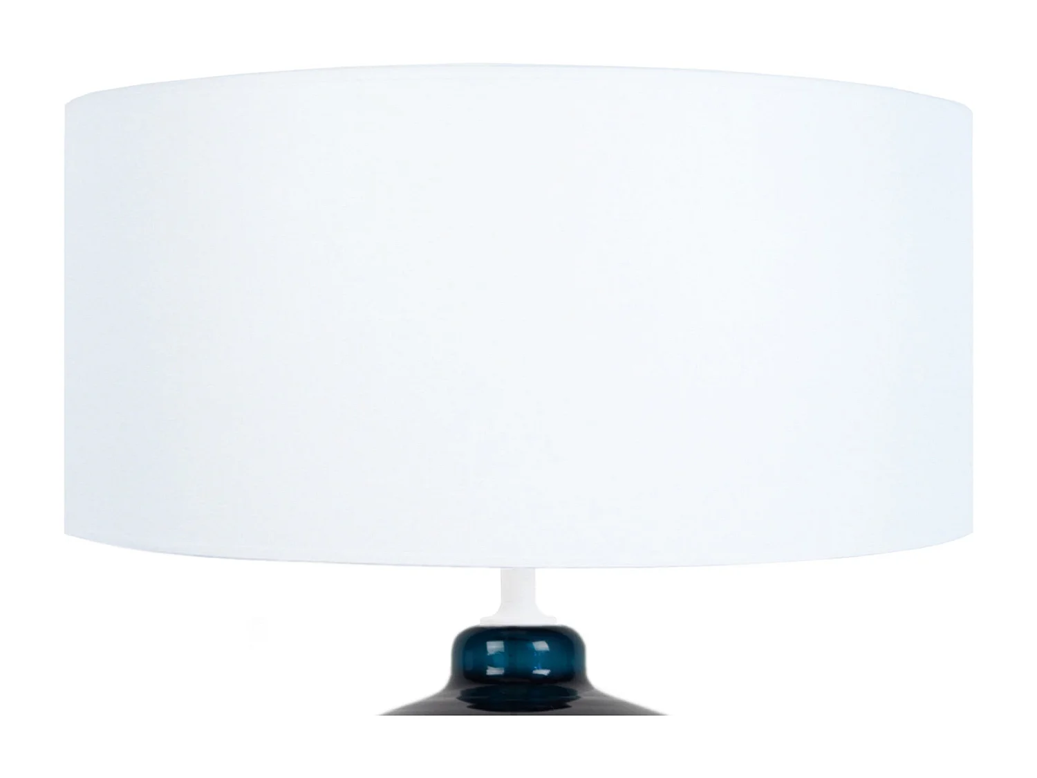 Lámpara de noche TOSEL ,vidrio,Azul , A 48xD35xP35cm