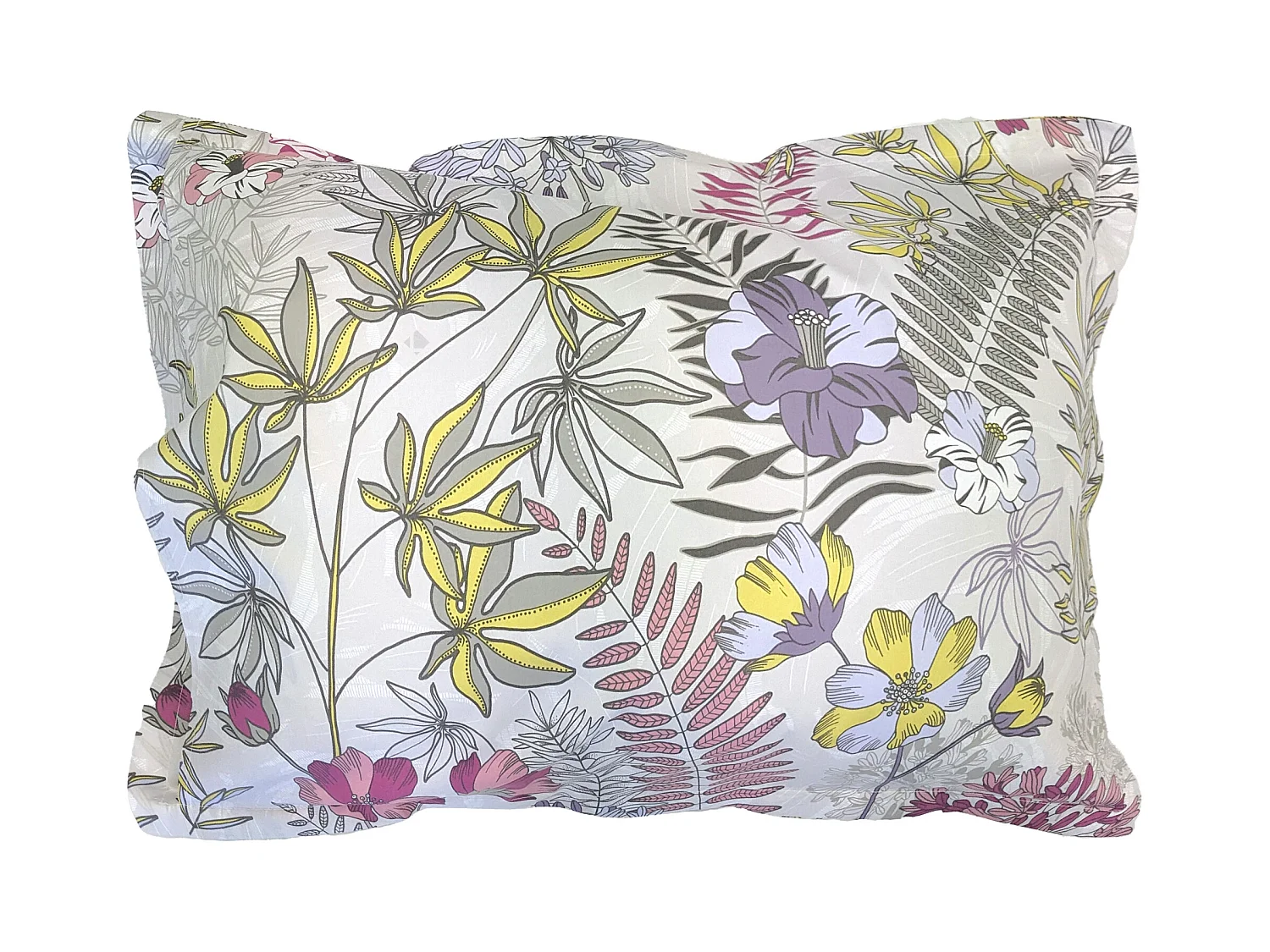 Taie d'oreiller 50x70 cm satin de coton ANAÏS multicolore