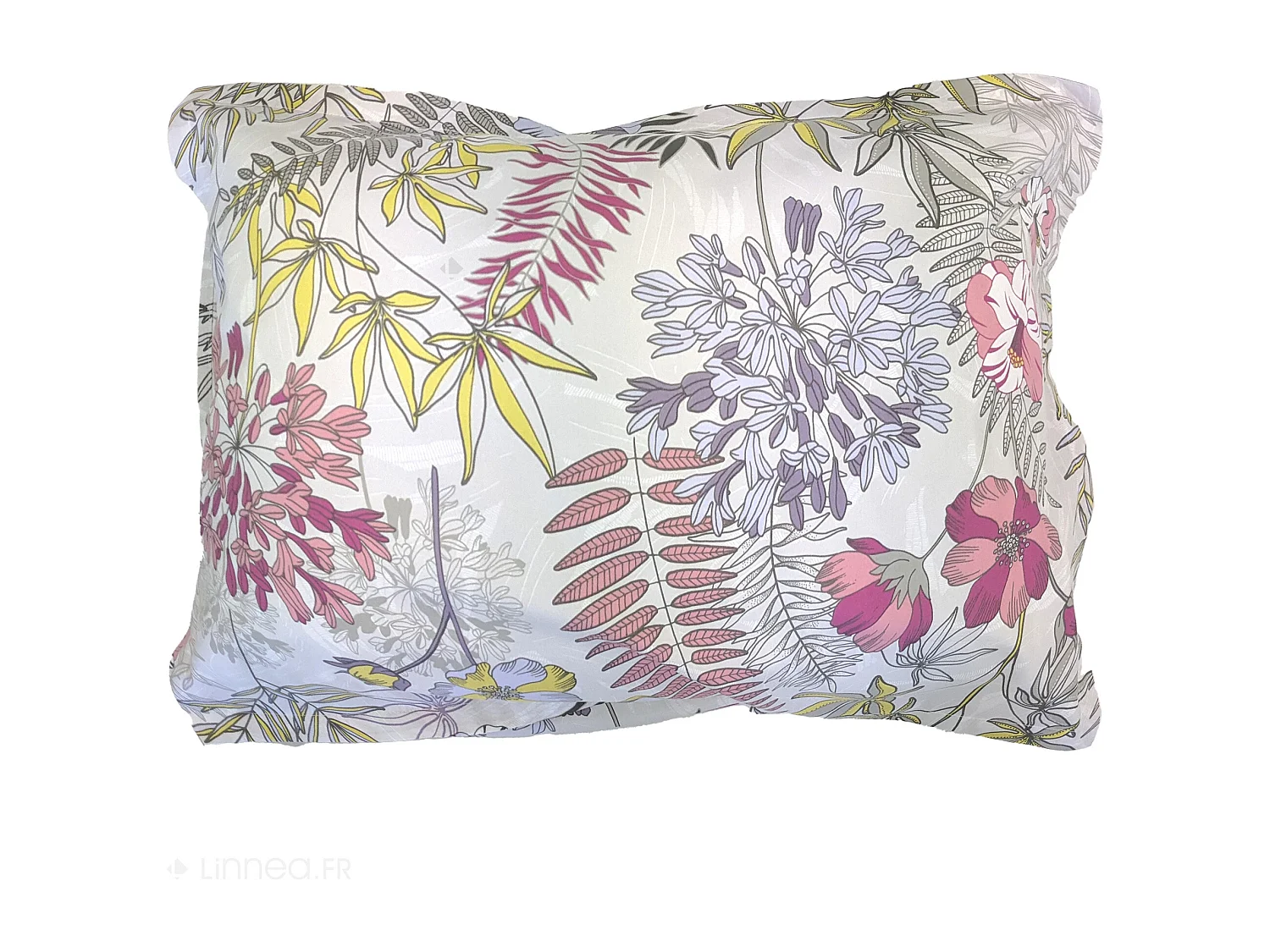 Taie d'oreiller 50x70 cm satin de coton ANAÏS multicolore