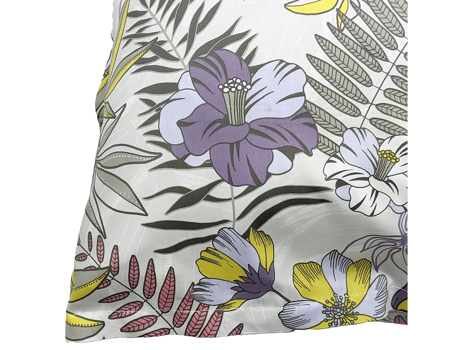 Taie d'oreiller 65x65 cm satin de coton ANAÏS multicolore