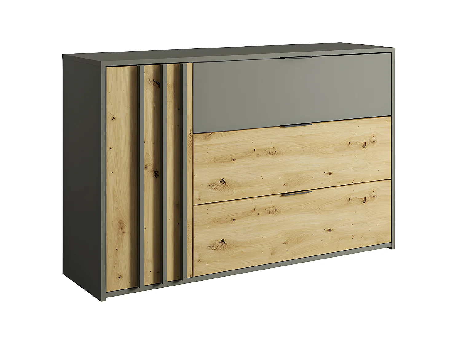 Commode 3 tiroirs + 1 porte Rimini