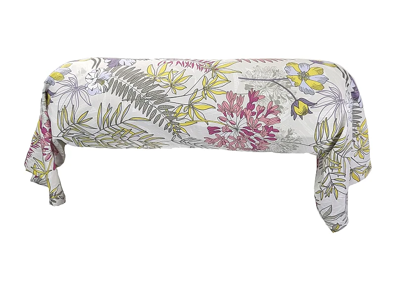 Taie de traversin 240x43 cm satin de coton ANAÏS multicolore