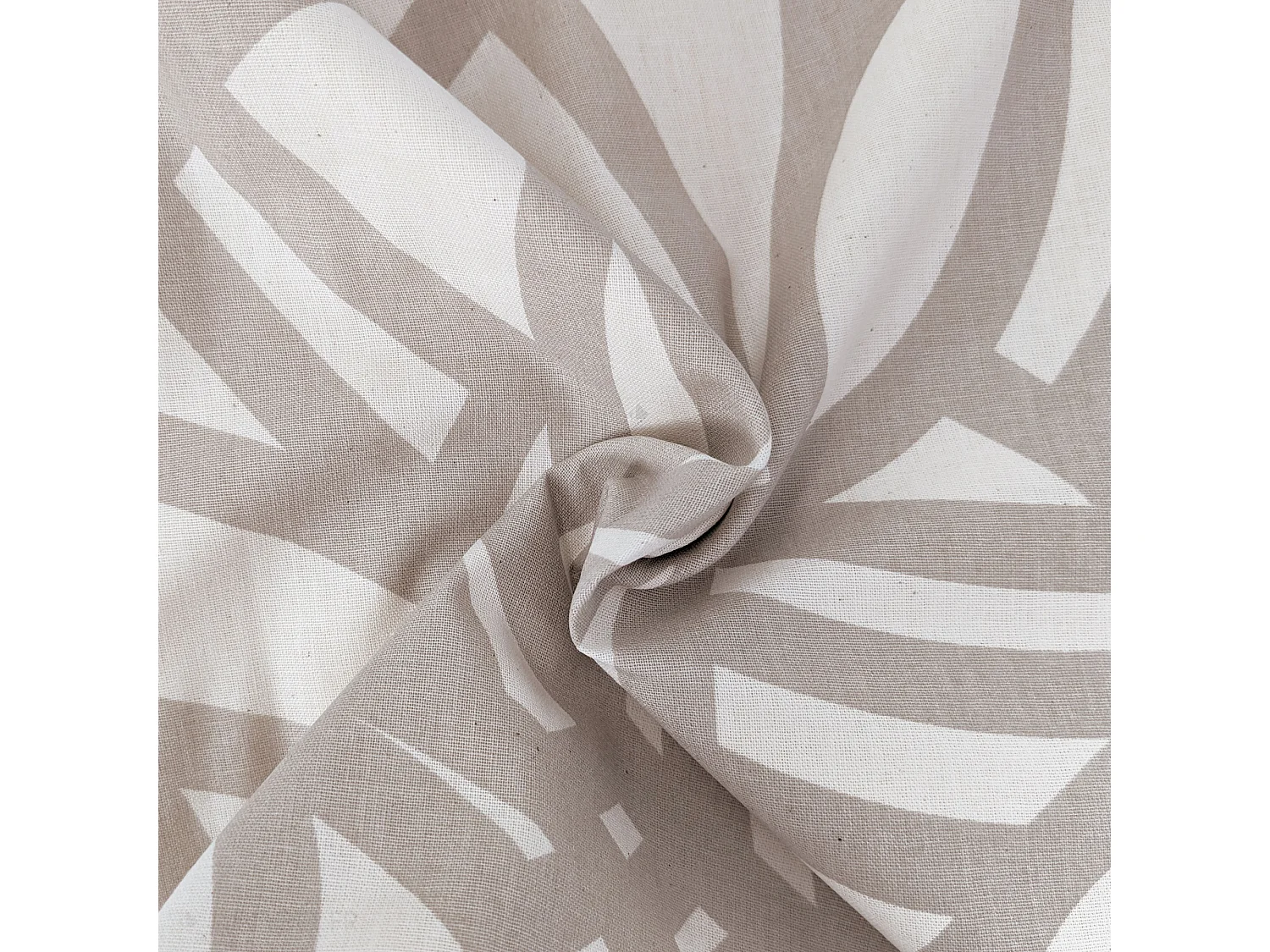 Housse de couette 140x200 cm coton lavé SERENA Beige écru