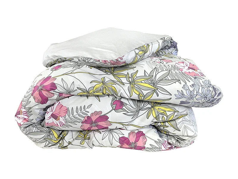 Housse de couette 200x200 cm satin de coton ANAÏS multicolore