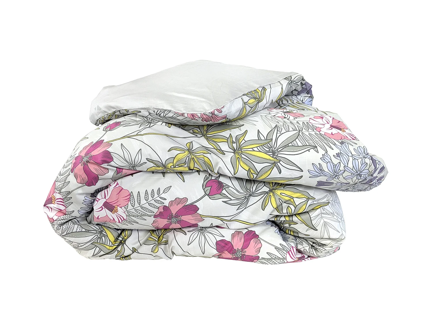 Housse de couette 200x200 cm satin de coton ANAÏS multicolore
