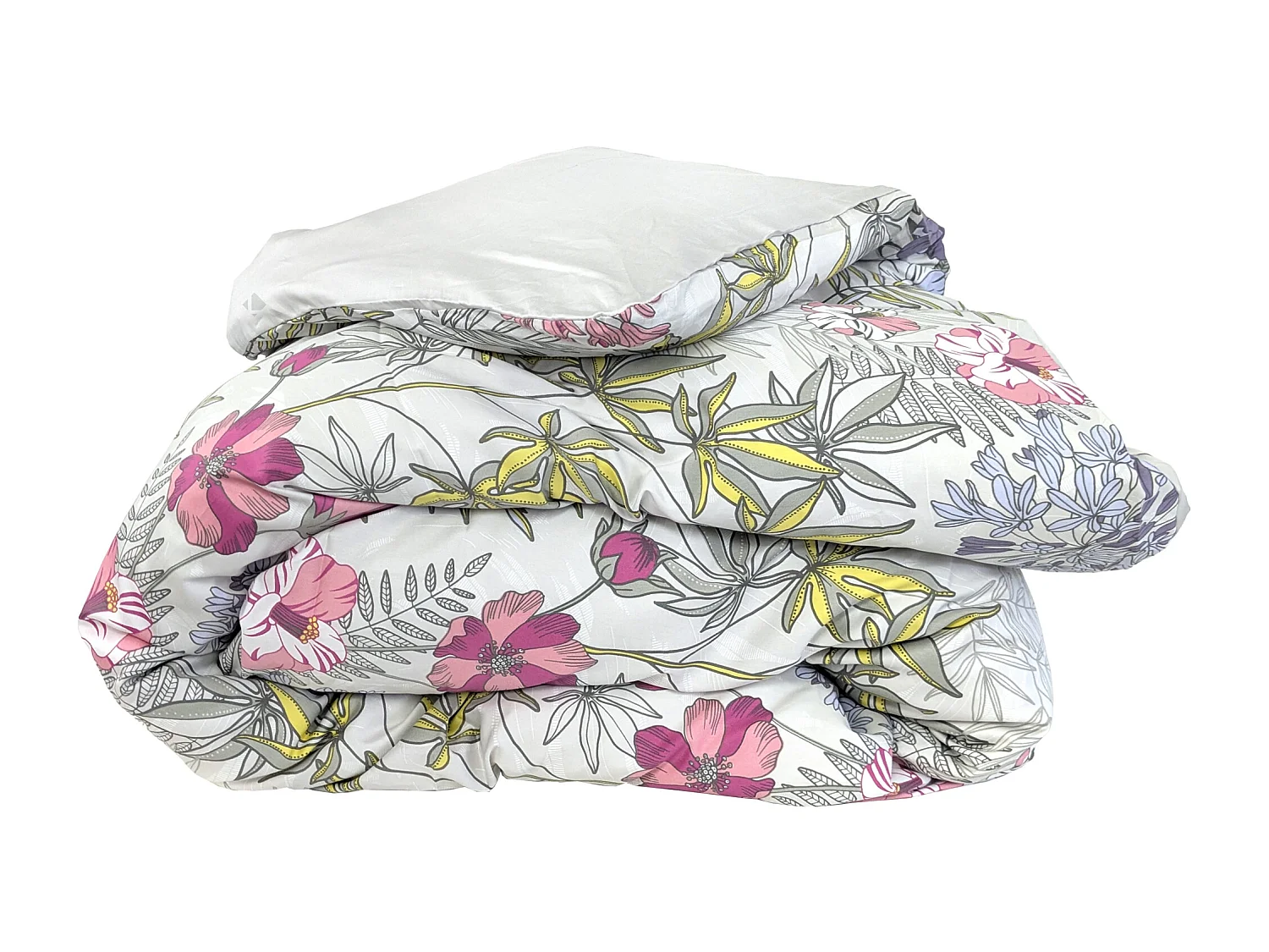 Housse de couette 280x240 cm satin de coton ANAÏS multicolore