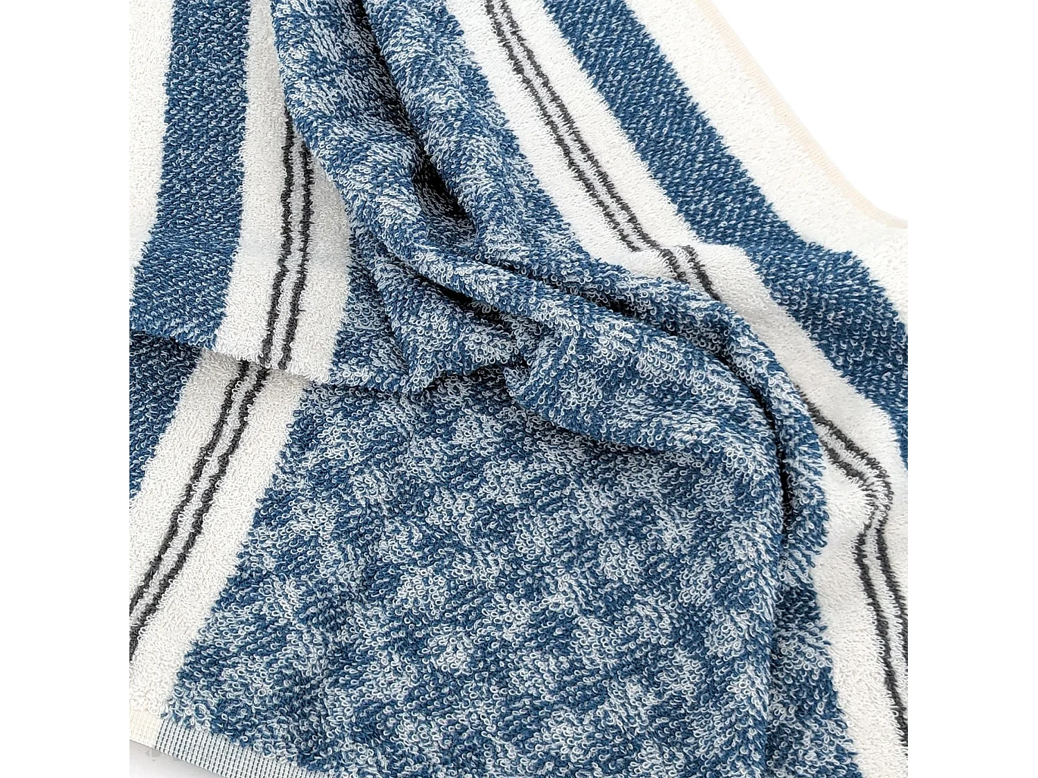 Lot de 2 torchons de cuisine pur coton 50x50 cm FORMENTERA bleu