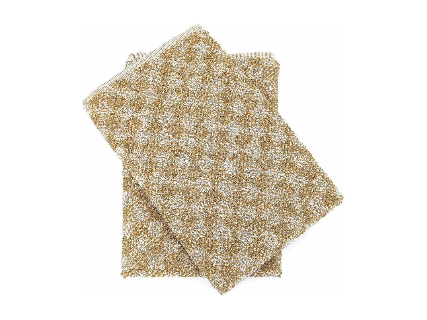 Lot de 2 torchons de cuisine pur coton 50x50 cm FORMENTERA jaune